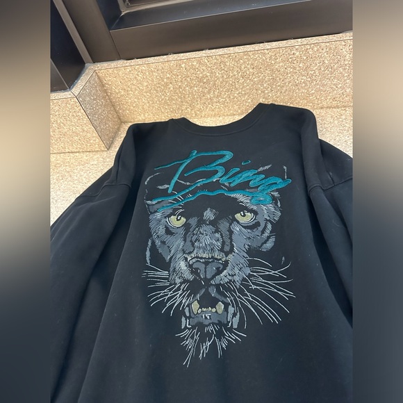 Anine Bing Kenny Panther Sweatshirt (small) - Picture 8 of 11